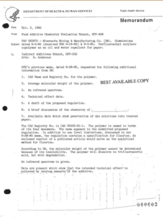 October 2, 1985 document